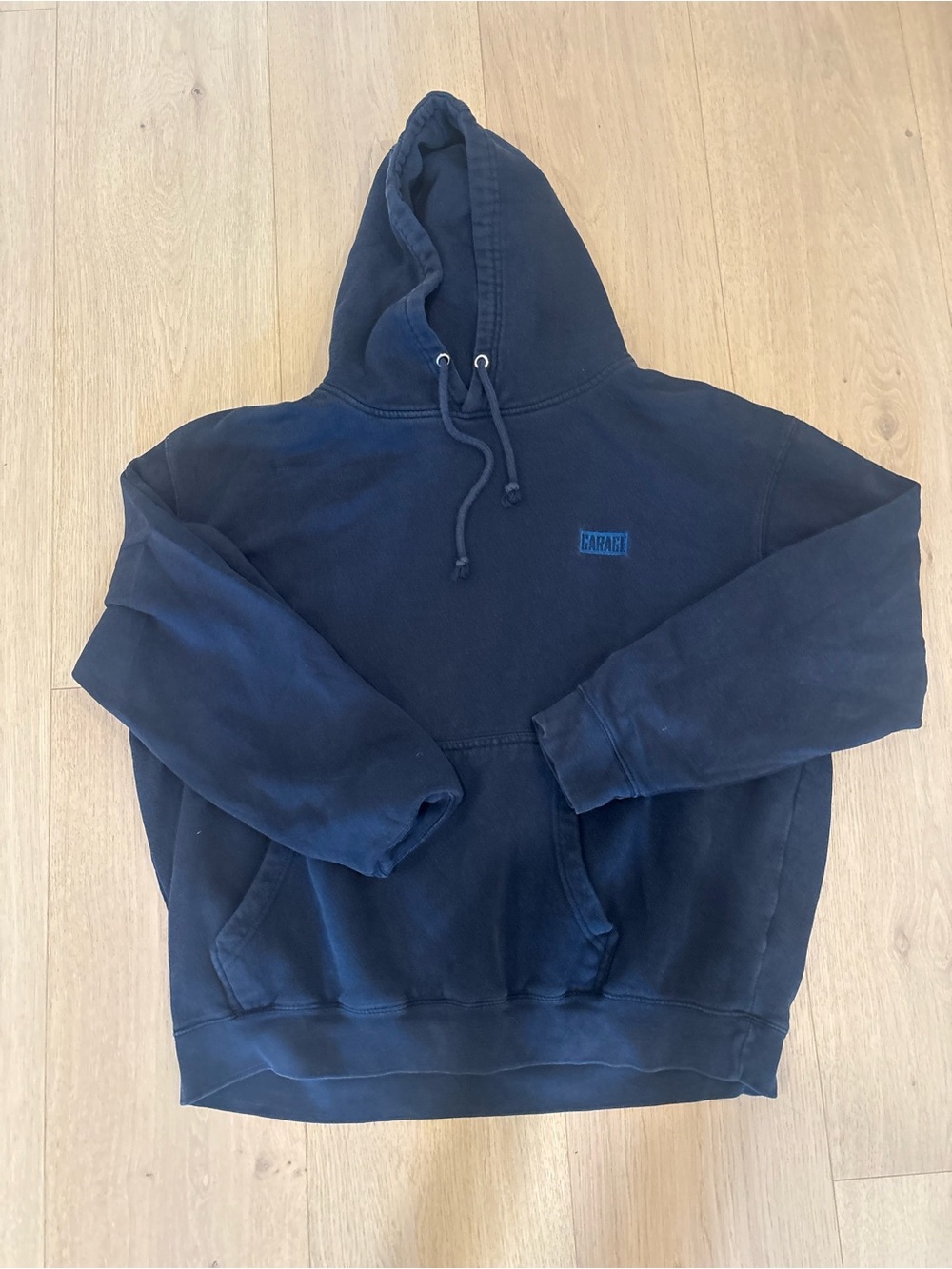 Garage Men's Dark Blue Pullover Hoodie